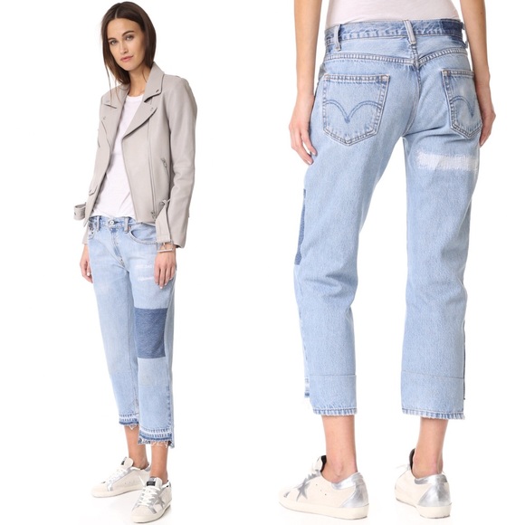 Nili Lotan Denim - NILI LOTAN Patchwork Jeans Denim $325